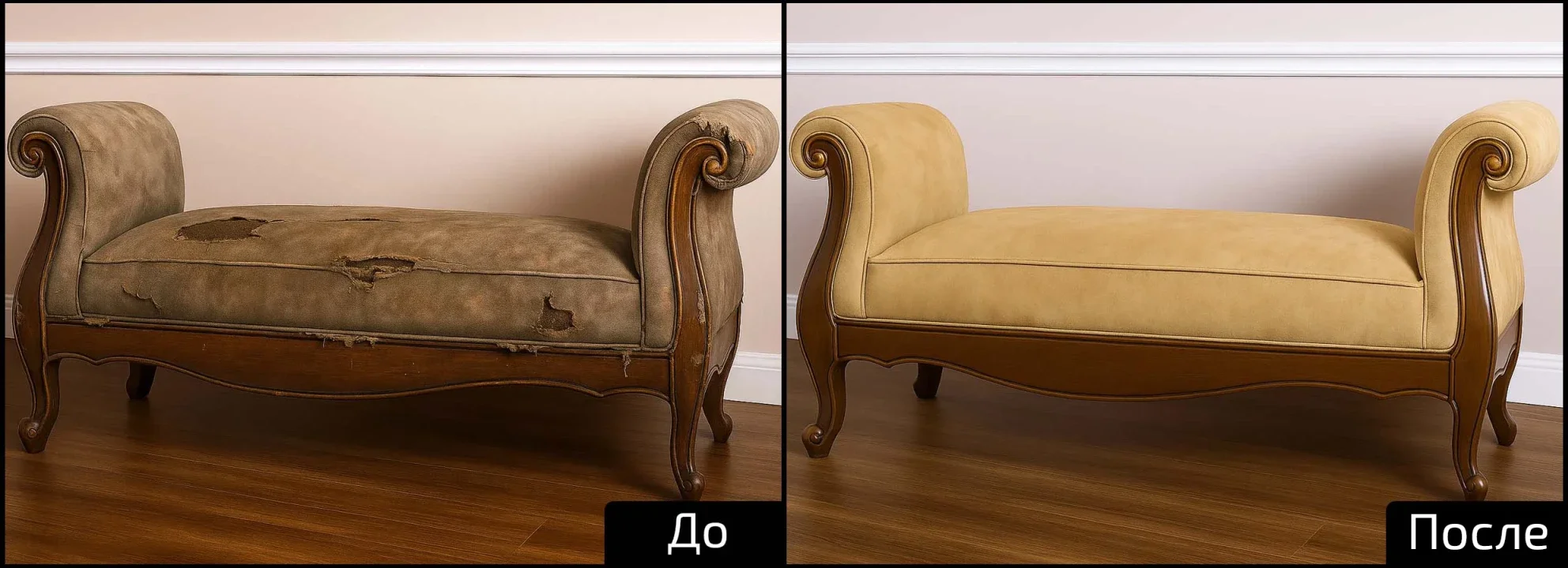 Перетяжка оттоманки